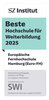 Siegel "Beste Hochschule Weiterbildung 2025" der Süddeutschen Zeitung
