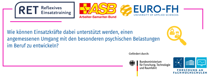 Informationsbanner zum RET-Projekt Informationsbanner zum RET-Projekt mit Logos der beteiligten Einrichtungen und der zentralen Forschungsfrage